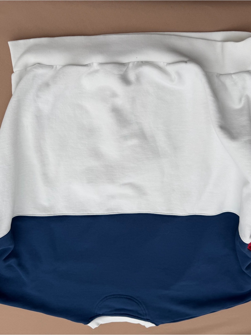 Reebok x ANINEBING White and Blue Logo Crewneck Sweater size Medium/Large - Picture 11 of 12